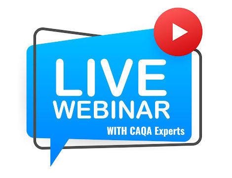 Live webinar with CAQA - Your questions and answer series - Trainers a