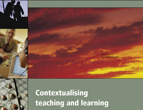 Summary of Contextualising teaching and learning - A guide for VET tea
