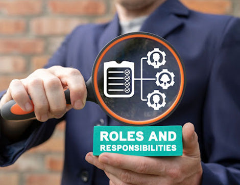The administrative responsibilities of the trainers and assessors in a
