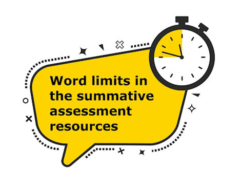 The importance of having word limits in the summative assessment resou